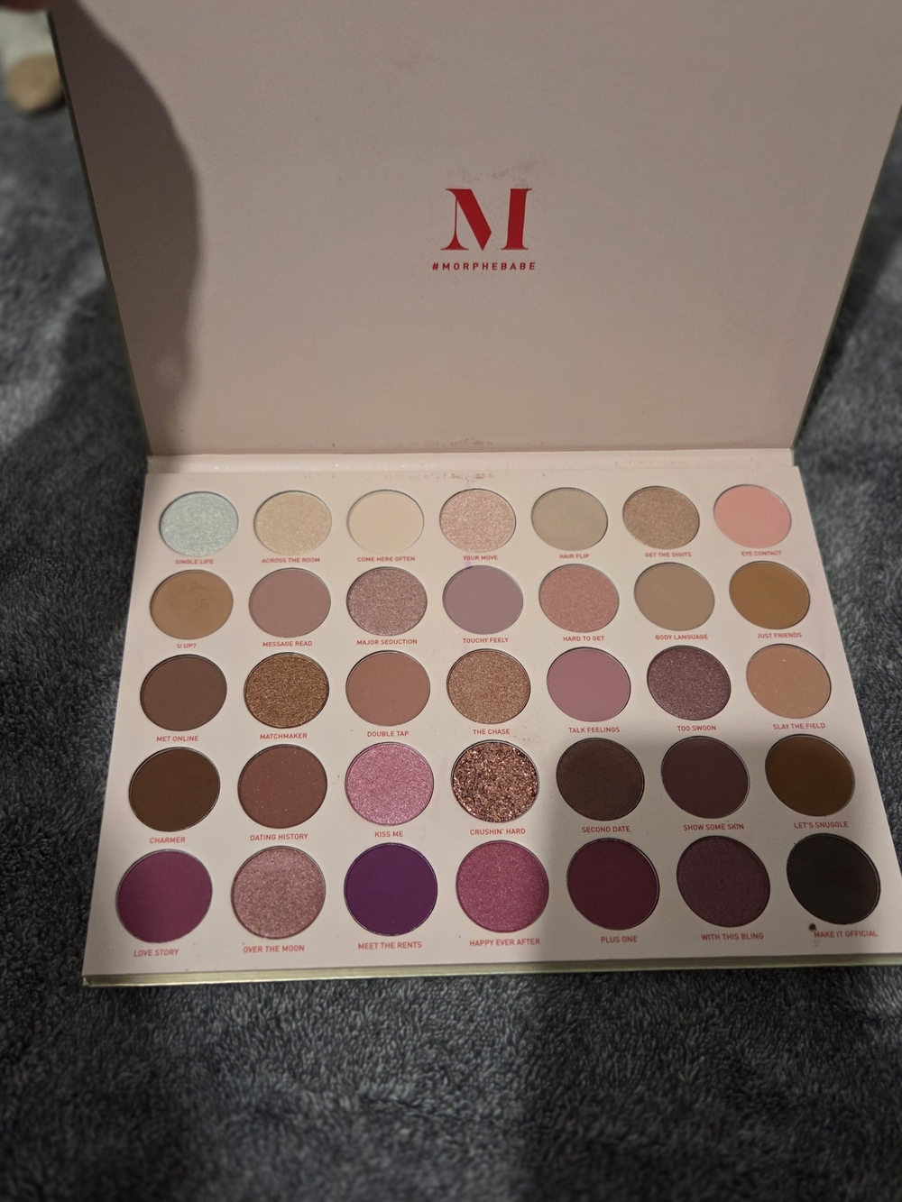 Morphe Pink & Neutral 35-Color Eyeshadow Palette